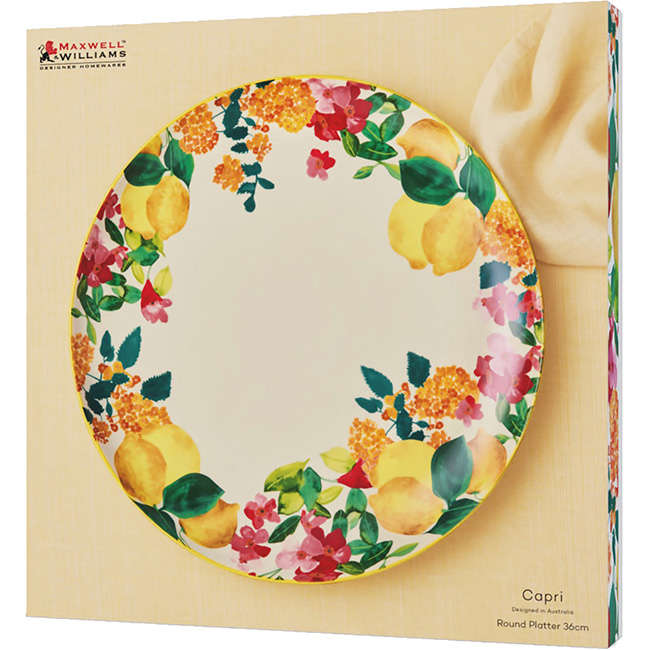 Capri Round Platter, 36cm