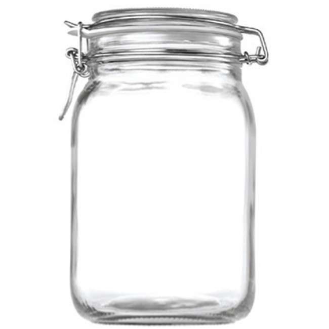 Store-It Jar With Clip-Top Lid, 2L