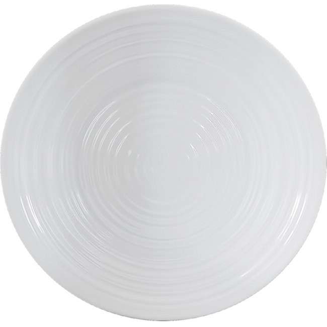 Melamine Round Platter, White, 35.5cm