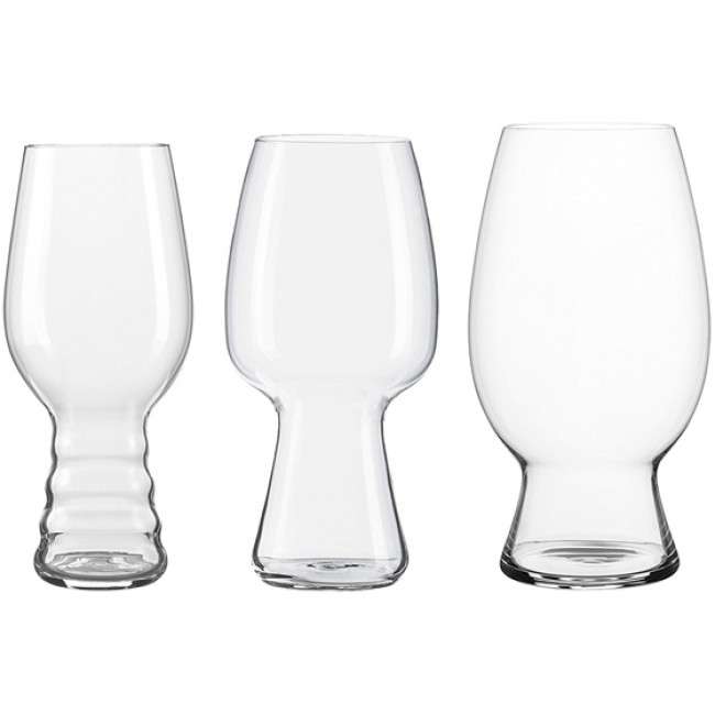 Craft Beer Glass Tasting Kit, Set Of 3