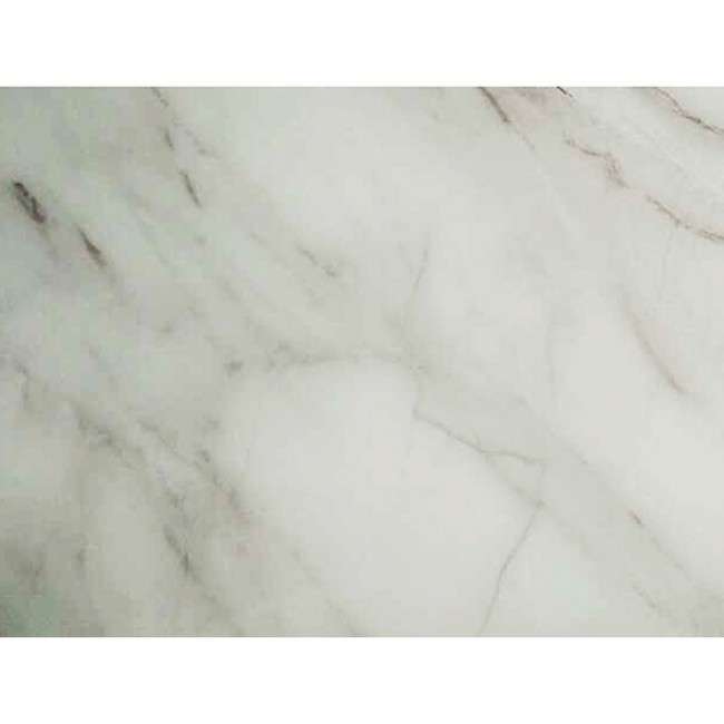 Glass Cutting Board, White Marble, 40cm