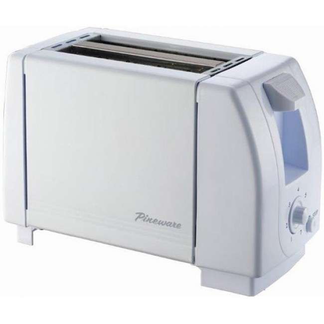 2 Slice Toaster, White