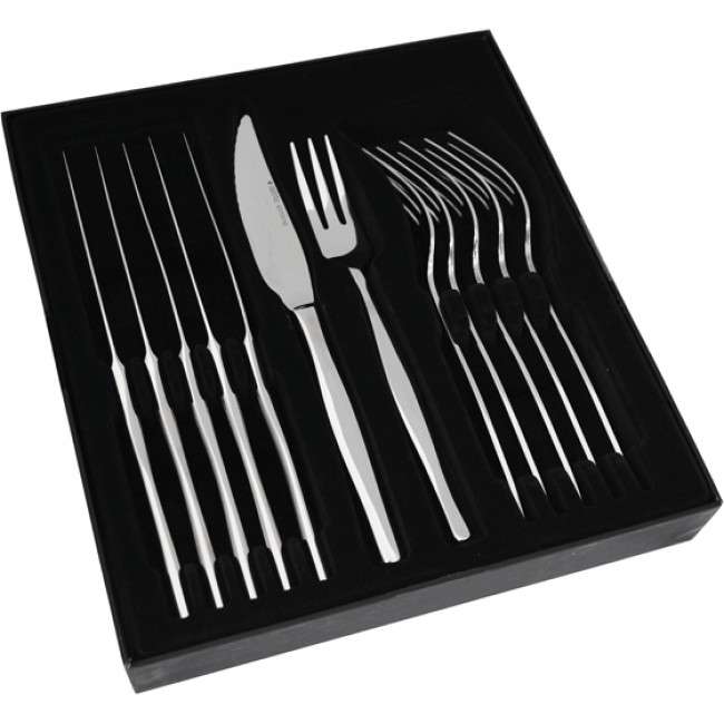Slimline Steak Knife & Fork Set, 12pc