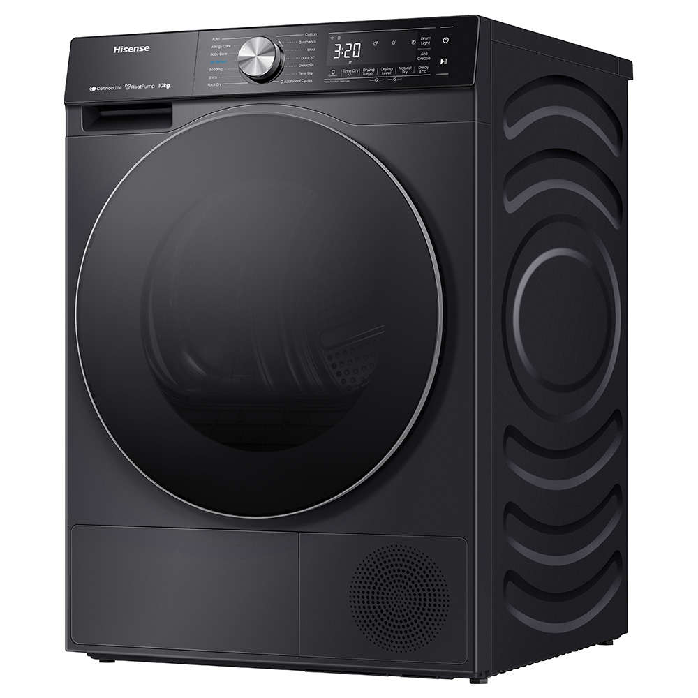10kg Black Smart Tumble Dryer, DH5S102BB
