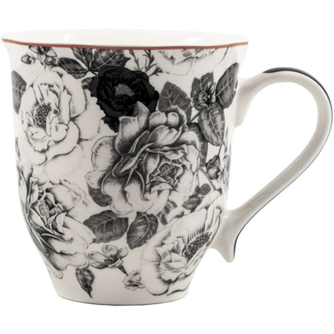 Black Rose Mug