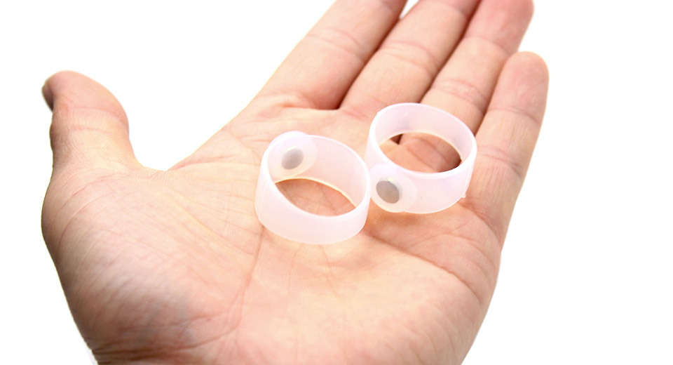 2 pcs.Slimming magnetic toe ring.Weight loss. Metabolism booster.Fat gone.blood circulation.Silicon.