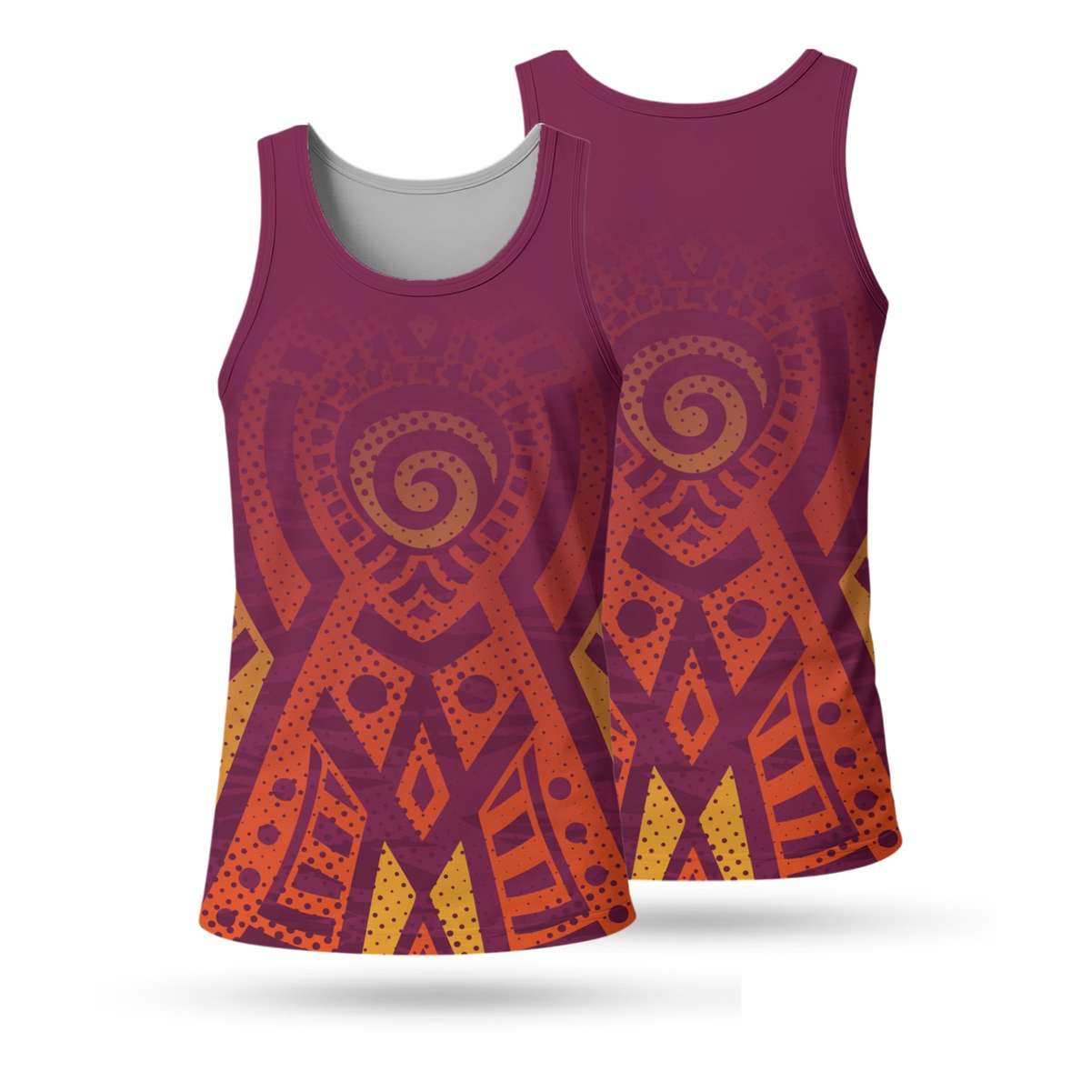 Mens Vest | Birdseye | Africa Design
