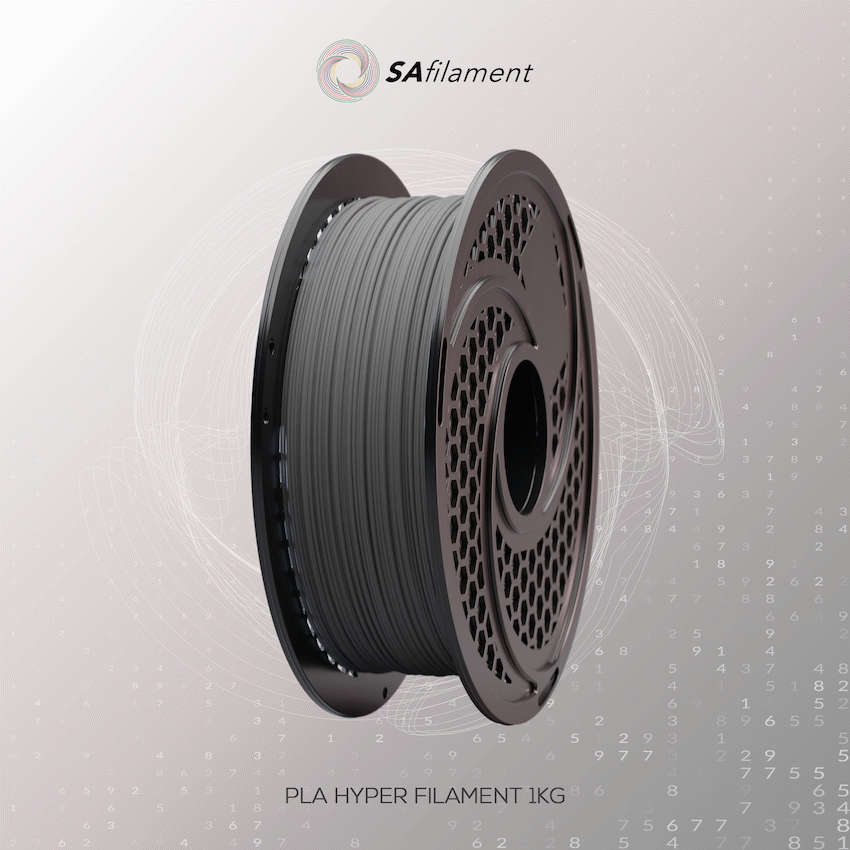 SA Filament PLA Hyper Filament 1kg - Grey