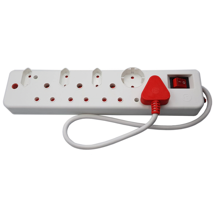 Ellies 8-Way Medium Surge Multiplug 0.5m