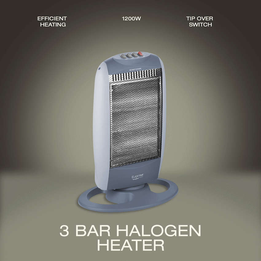 Elektra 3 Bar Halogen Heater