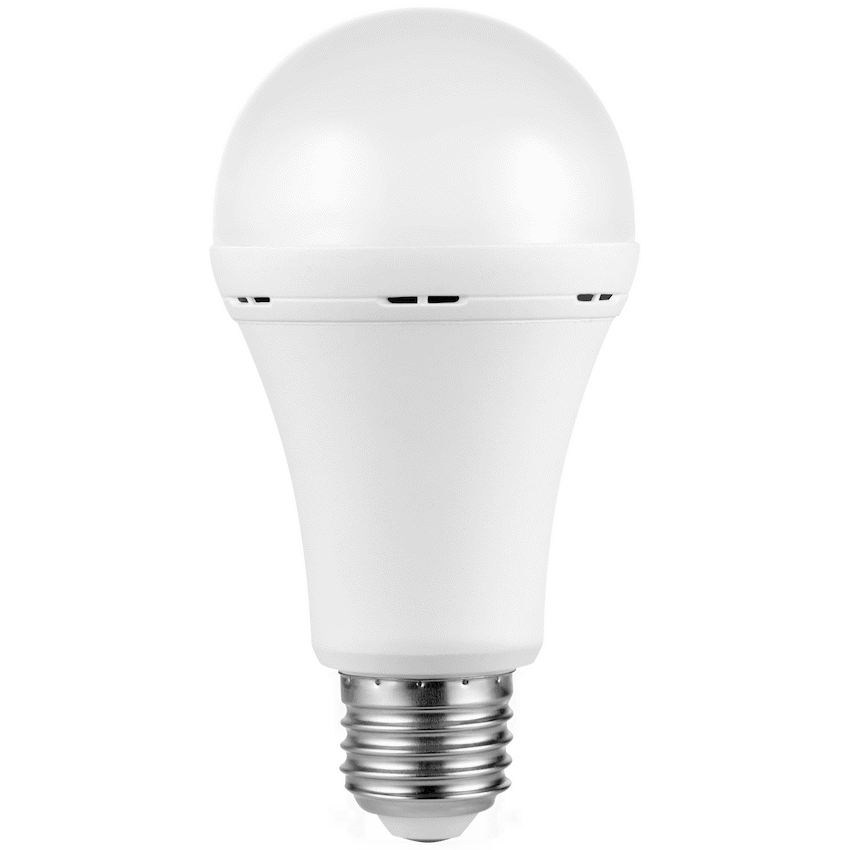 Switched 5w A60 Rechargeable E27 LED Light Bulb WW - 3 Pack