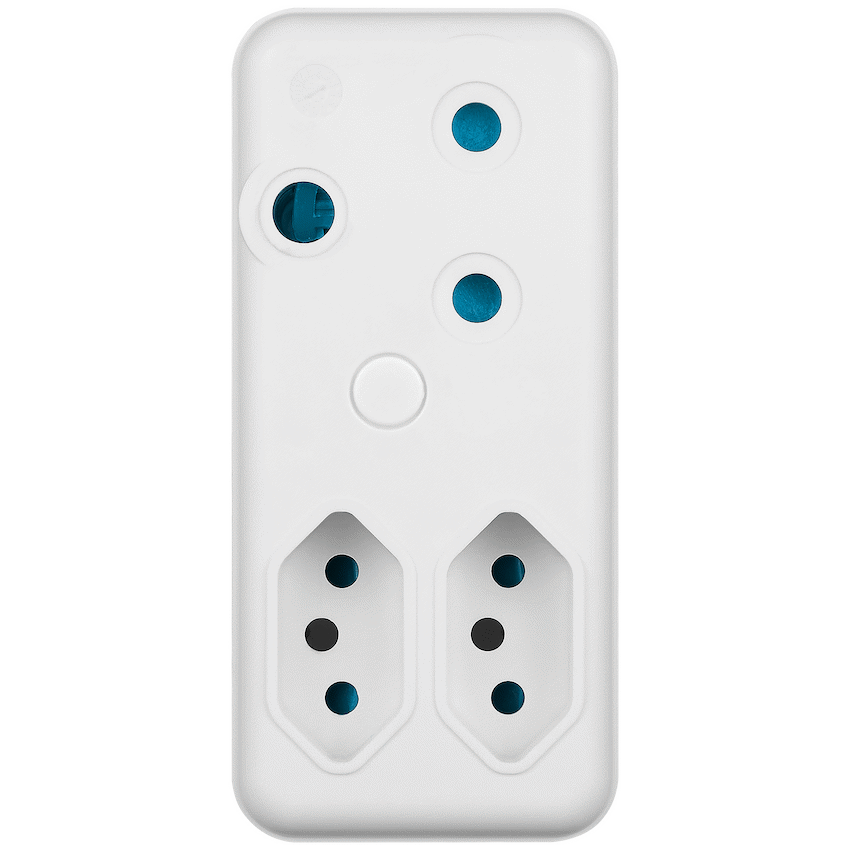 Ellies 3-Way Adaptor - White