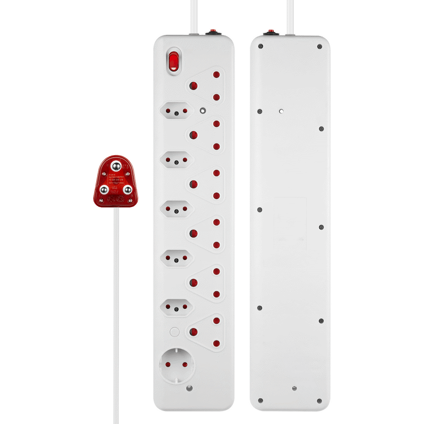 Nexon 12 Way High Surge Multiplug 0.5M