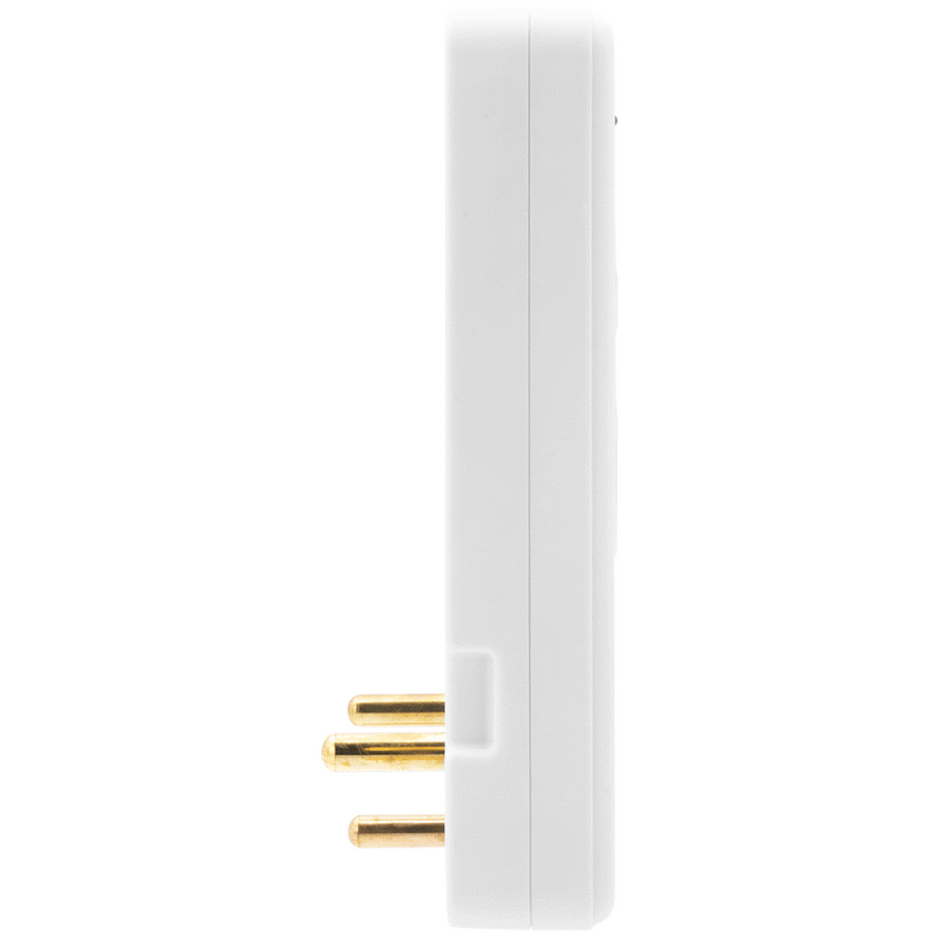 Ellies 3 Way Medium Surge adaptor Schuko,with type C + USB