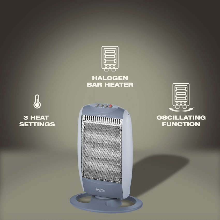 Elektra 3 Bar Halogen Heater