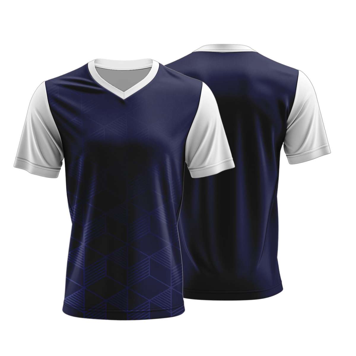 Unisex Dye Sublimated Short Sleeve V-Neck T-Shirt | Interlock | Corporate Design