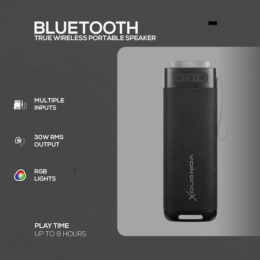 VolkanoX S500 Portable Bluetooth Speaker