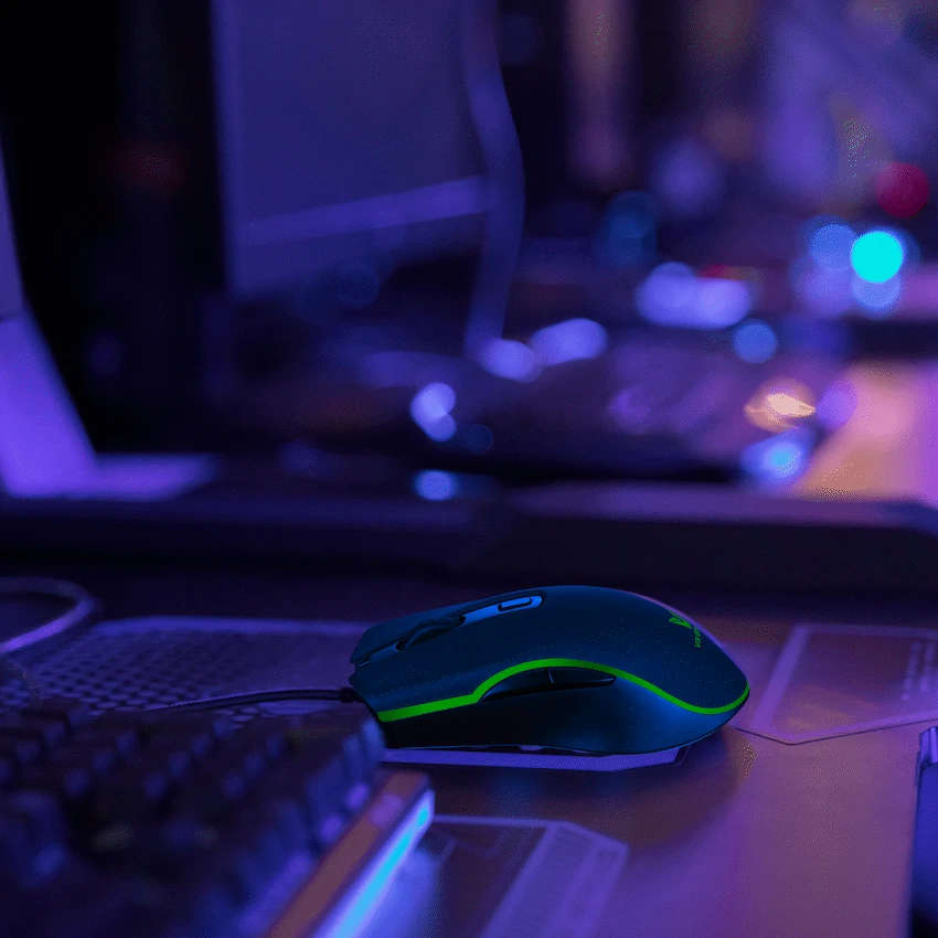 VX Gaming Hypnos Series Gaming Mouse with Rainbow Lighting