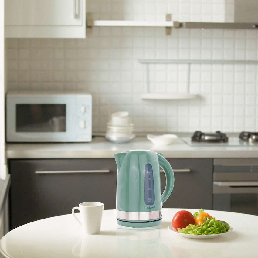 Elektra 2200w 1.7l Plastic Kettle - Green