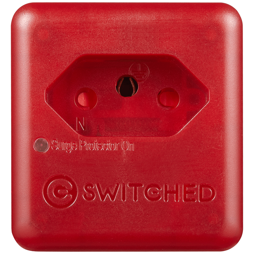 SWITCHED 1 Way High Surge Network Safe Adaptor