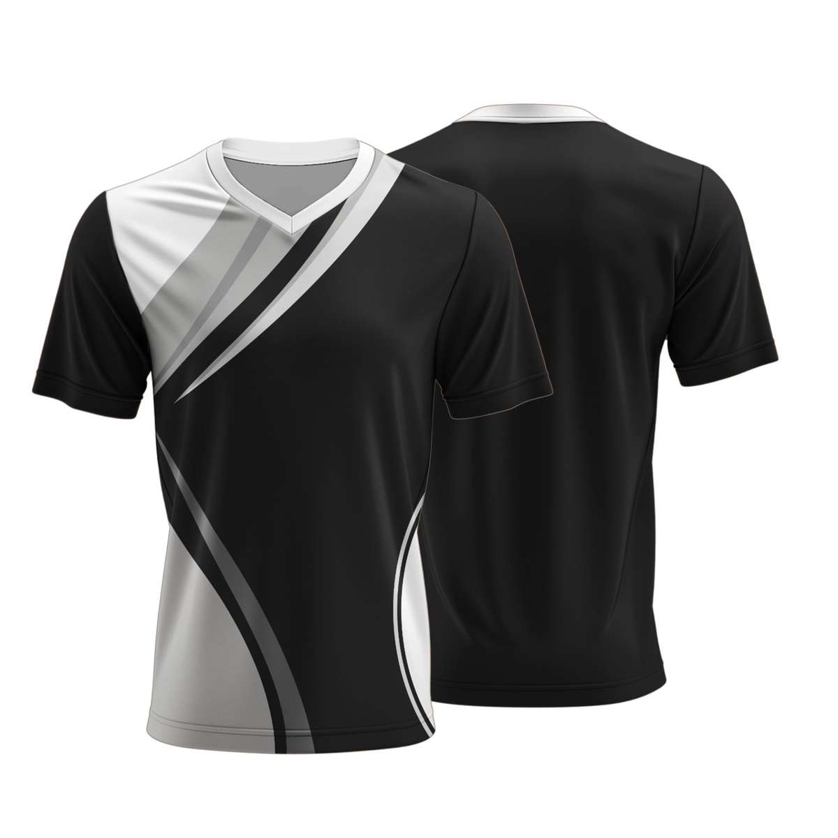 Unisex Dye Sublimated Short Sleeve V-Neck T-Shirt | Interlock | Corporate Design