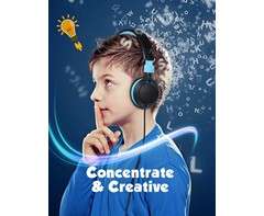 Mpow Che 1 Kids Wired Headset (Blue)