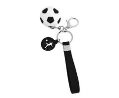 Goal-Kick Soccer Ball Keychain