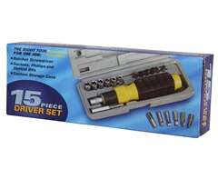 Driver Tool Set (15-Piece)