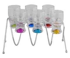Spiral Stand & Shot Glasses