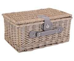 2-Person Wicker Picnic Basket