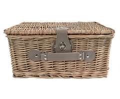 2-Person Wicker Picnic Basket