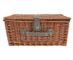 4-Person Wicker Picnic Basket