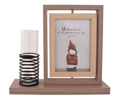 Swivel Photo Frame & Plant Holder