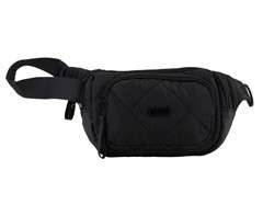 Quilted Double Pocket Moon Bag