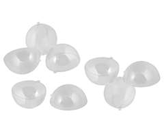 5-Pack Fillable Christmas Bauble Set