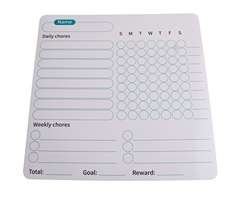 Fridge Magnet Chore Tracker & Reward Set