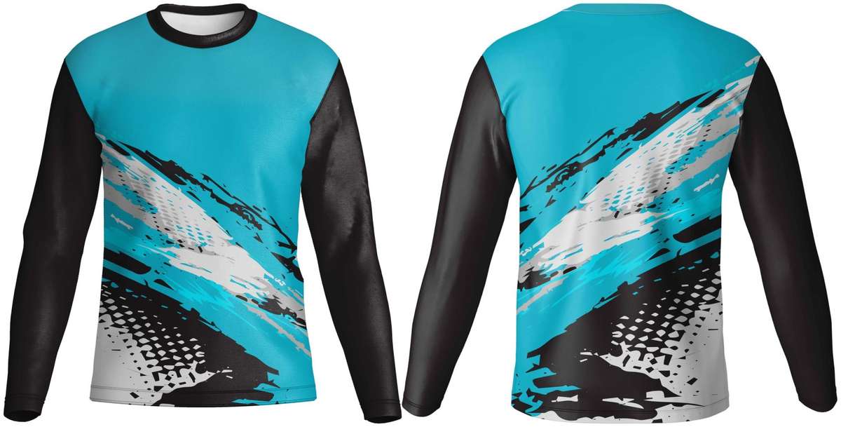 Crew Neck Long Sleeve Fishing T-Shirt | Fitted Sleeve
