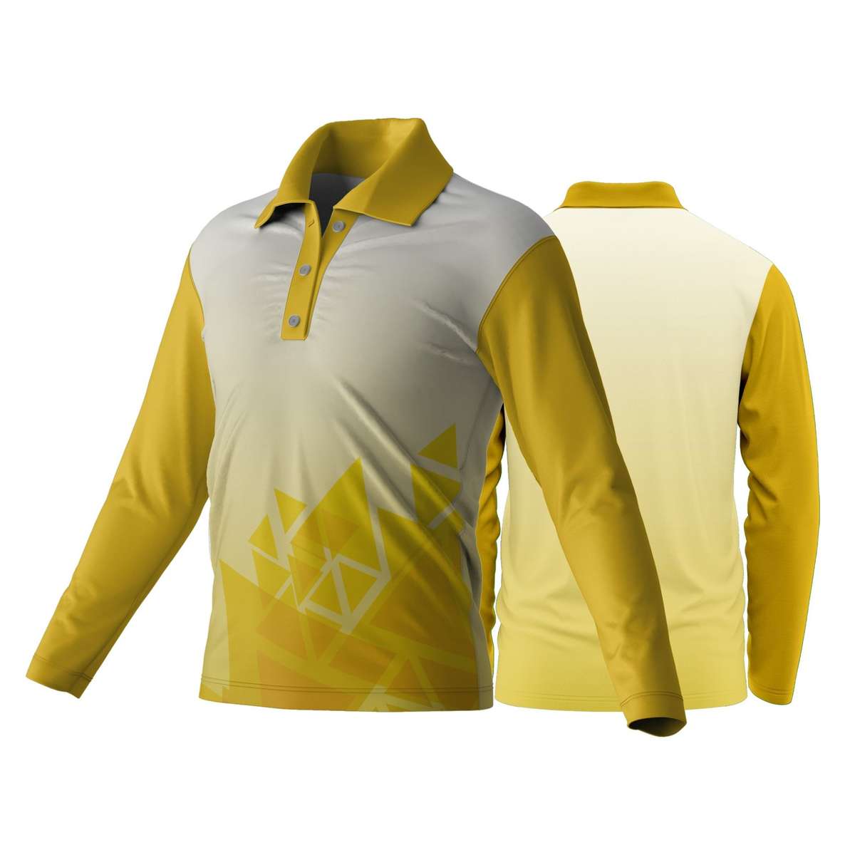 Unisex Dye Sublimated Long Sleeve Golf Shirt | Poly Spandex | Corporate Design