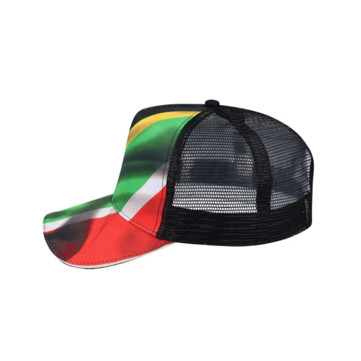 SA Flag Trucker Cap | 5-Panel Structured Cap