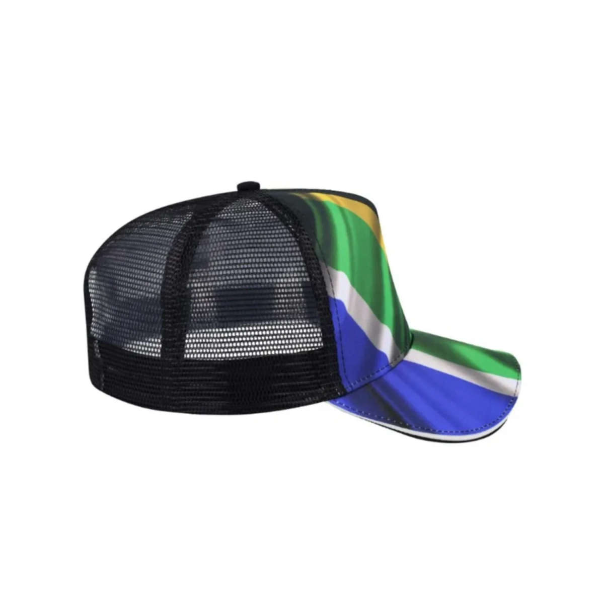 SA Flag Trucker Cap | 5-Panel Structured Cap