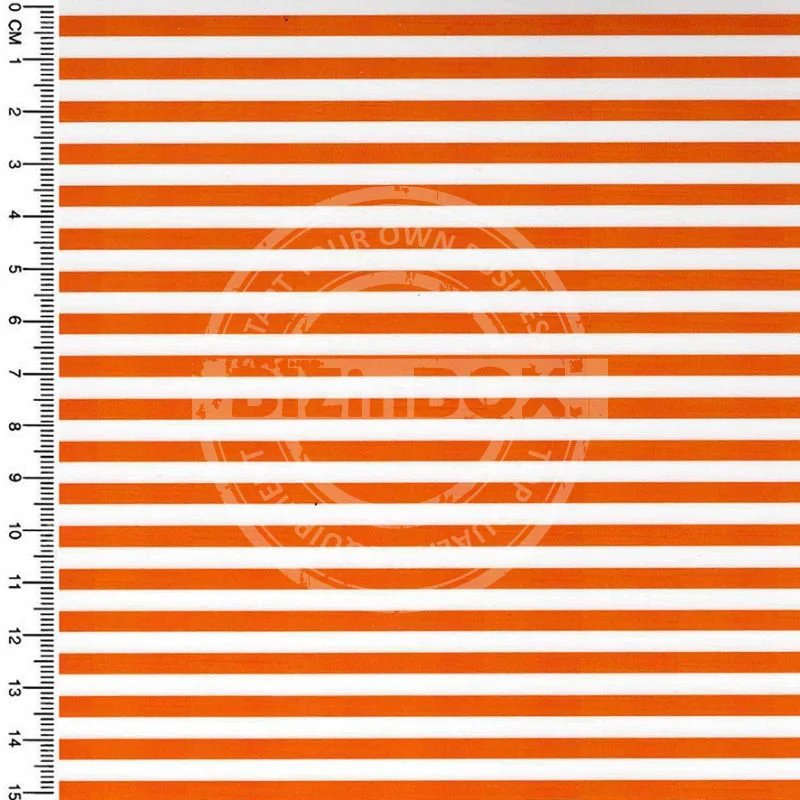Orange/White Stripes - HTV - Pattern