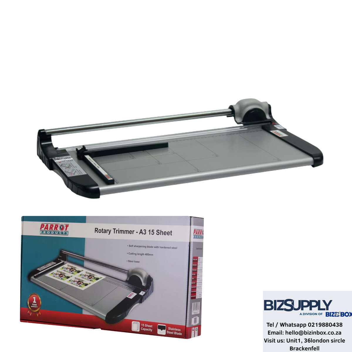 A3 Rotary Trimmer - 480mm (15 Sheet Capacity)