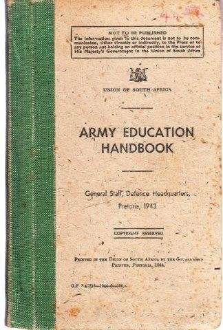 Army Education Handbook - Defence Force General Staff 0.33kg