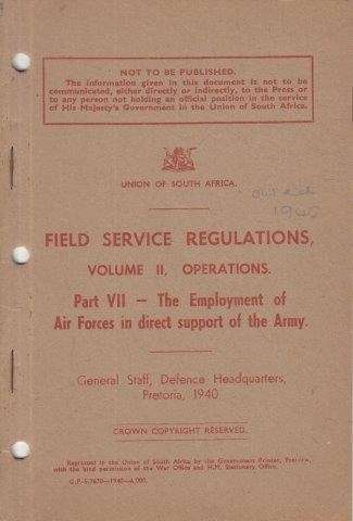 Field Service Regulations, Volume II, Operations Part VII - General Staff, Defence Headquarters, Pre