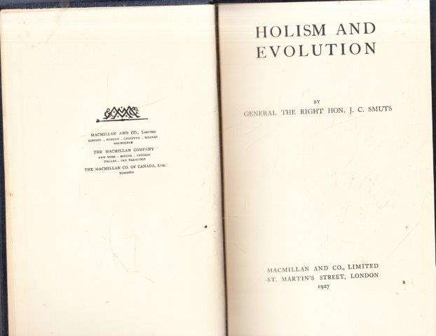 Holism and Evolution (Second Edition) - Smuts, Jan Christian 0.80kg