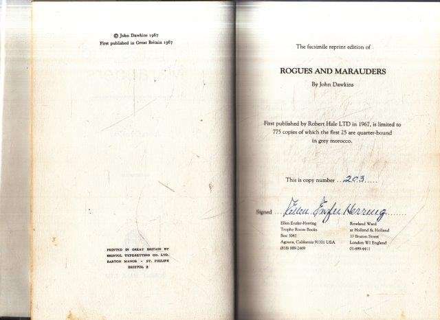 Rogues and Marauders - Dawkins, John 0.70kg