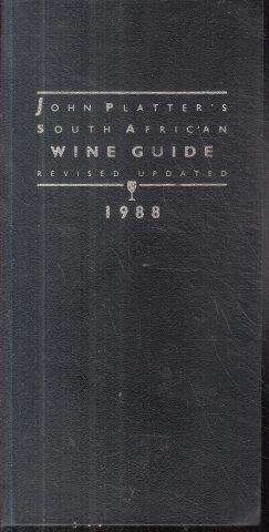 John Platter's South African Wine Guide 1988 - Platter, John 0.30kg