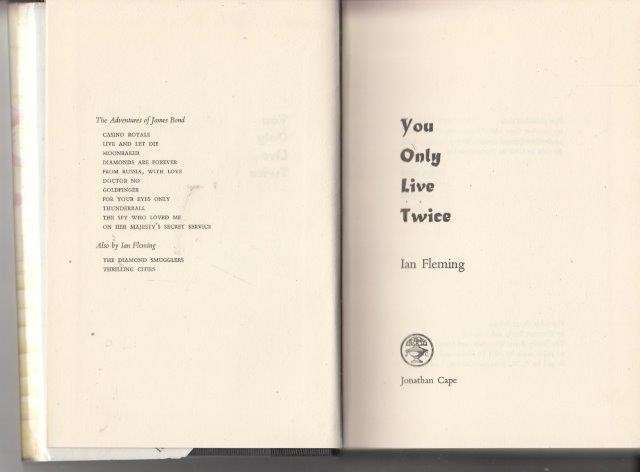 You Only Live Twice (First Edition) - Fleming, Ian