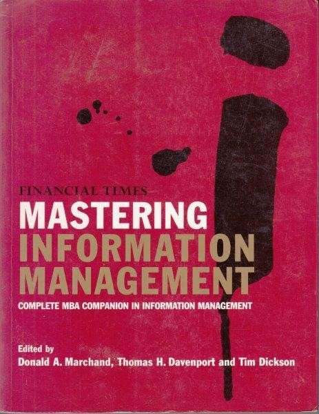 Mastering Information Management - Marchand, Donald