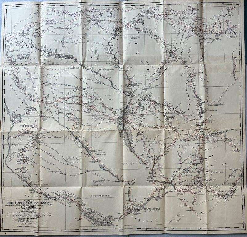 Map of North Western Rhodesia (A Map of the Upper Barotse Basin)(fold-out map)